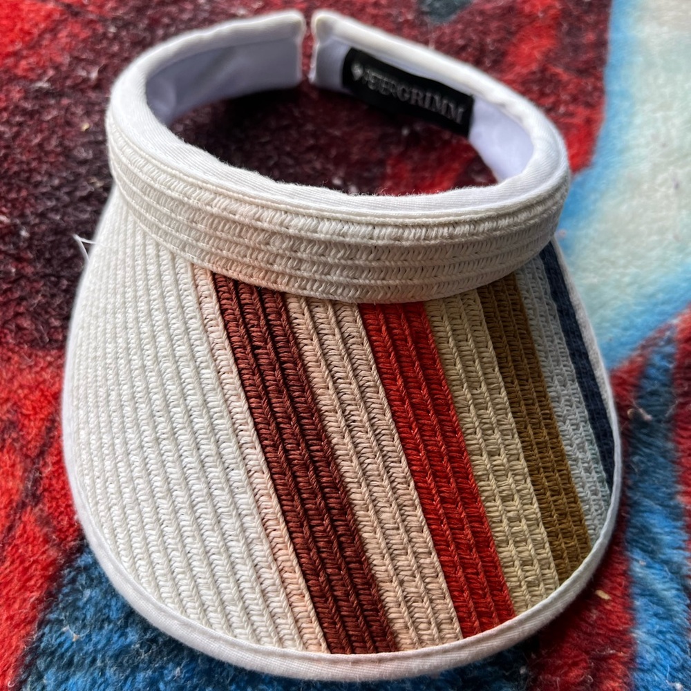 Peter Grimm Multicolor Striped Visor